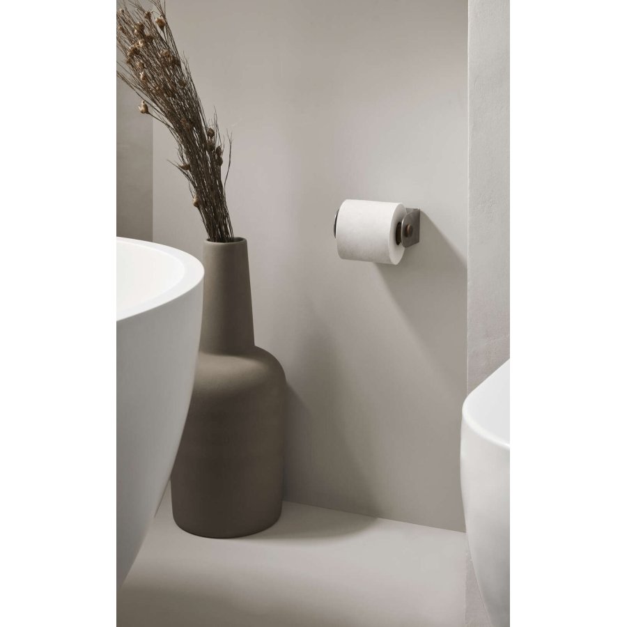 Kristina Dam Studio Dowel Toilettenpapierhalter, Edelstahl/Walnuss