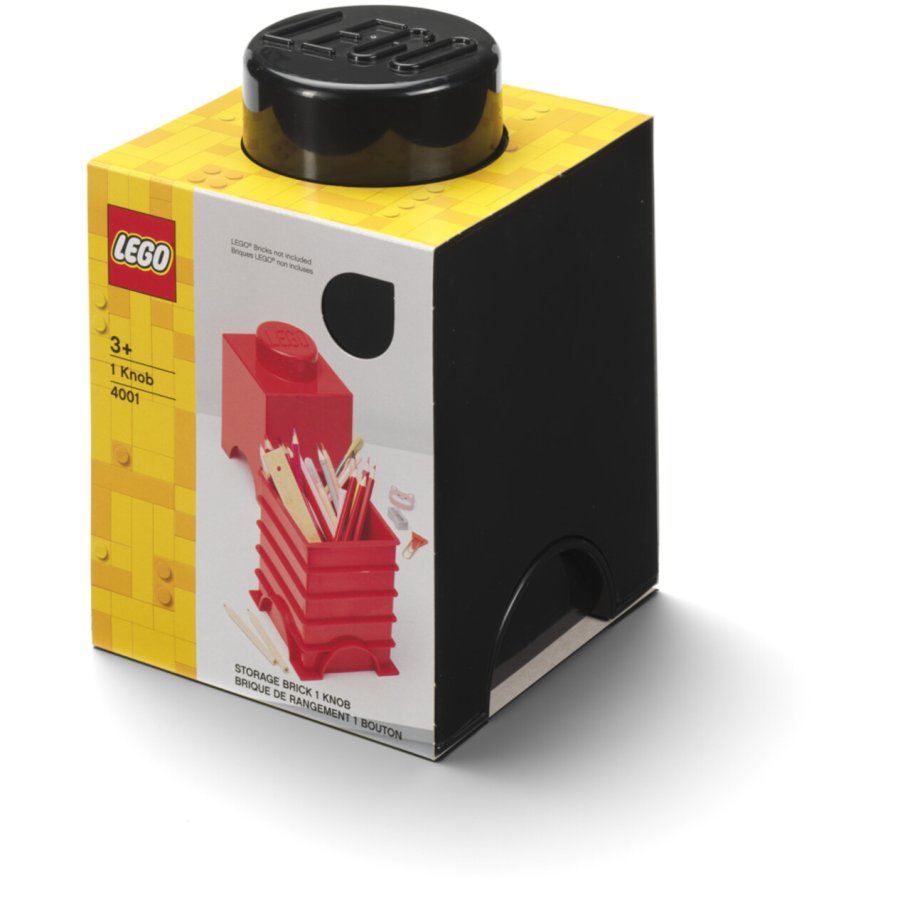 LEGO Opbevaringsklods 18 cm, Sort