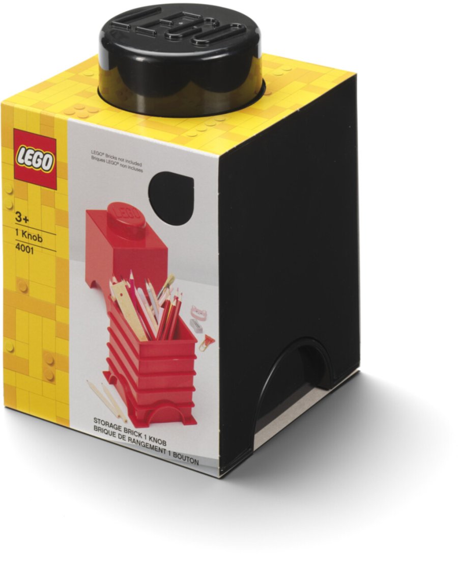 LEGO Opbevaringsklods 18 cm, Sort
