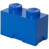 LEGO Aufbewahrungsstein 2 Noppen 25 cm, Blau