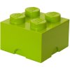 LEGO Aufbewahrungsstein 4 Noppen 25 cm, Lime