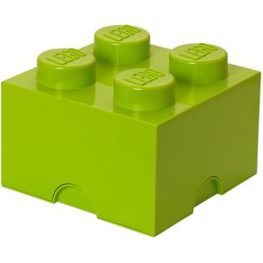 LEGO Opbevaringsklods 4-knops 25 cm, Limegrøn