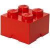 LEGO Aufbewahrungsstein 4 Noppen 25 cm, Rot