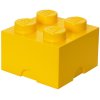 LEGO Aufbewahrungsstein 4 Noppen 25 cm, Gelb