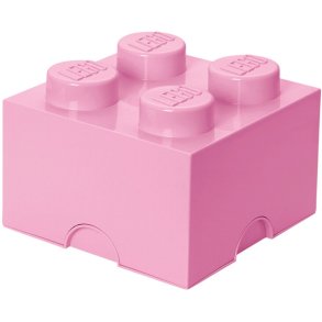 LEGO Opbevaringsklods 4-knops cm, Lyserød