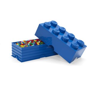 LEGO Opbevaringsklods 8-knops 50 cm, Blå