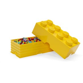LEGO Opbevaringsklods 8-knops 50 cm, Gul