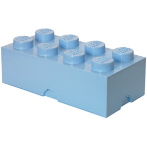 LEGO Opbevaringsklods 8-knops 50 cm, Lyseblå