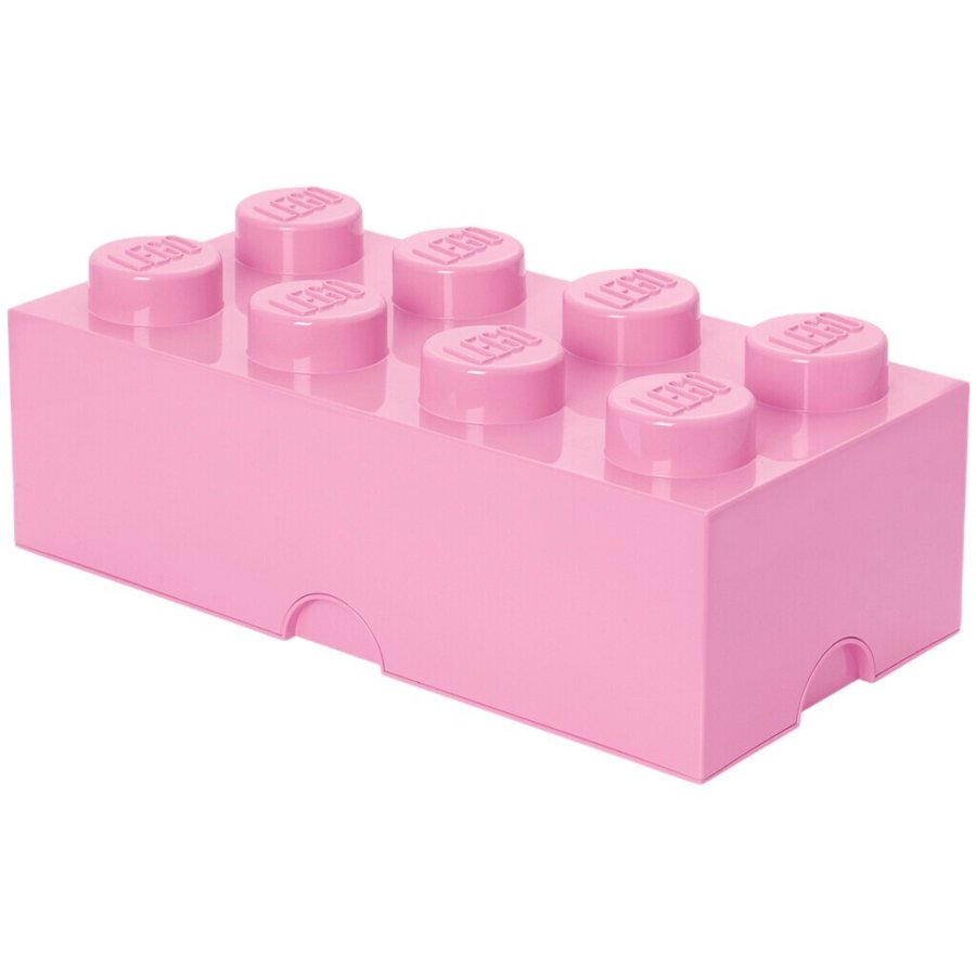 LEGO Aufbewahrungsstein 8 Noppen 50 cm, Rosa