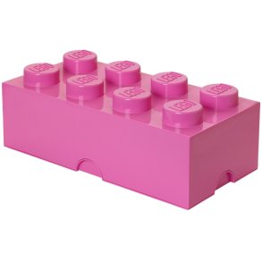 LEGO Opbevaringsklods 8-knops 50 cm, Pink