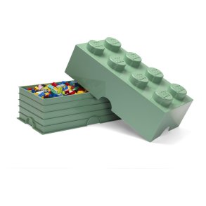 LEGO Opbevaringsklods 8-knops 50 cm, Sand Grøn
