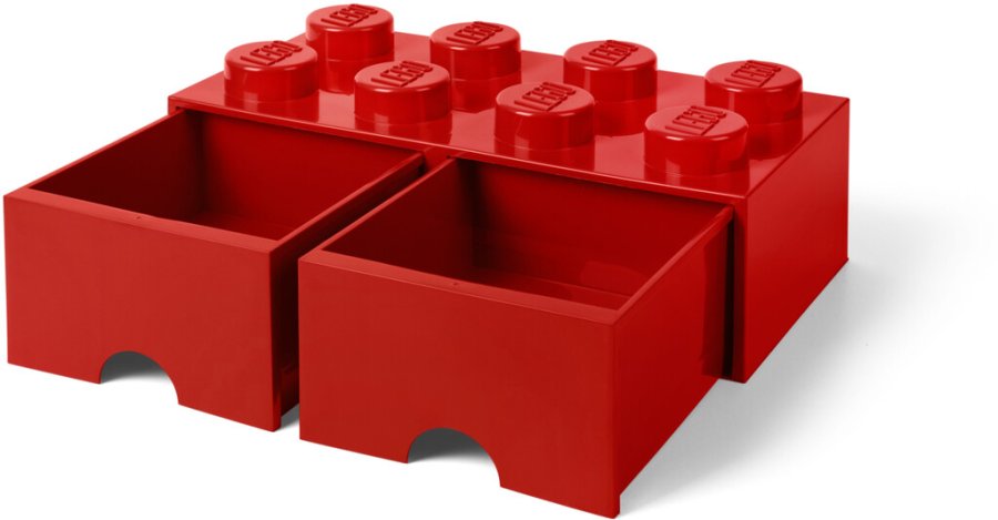 LEGO Aufbewahrungsschublade 50 cm, Rot