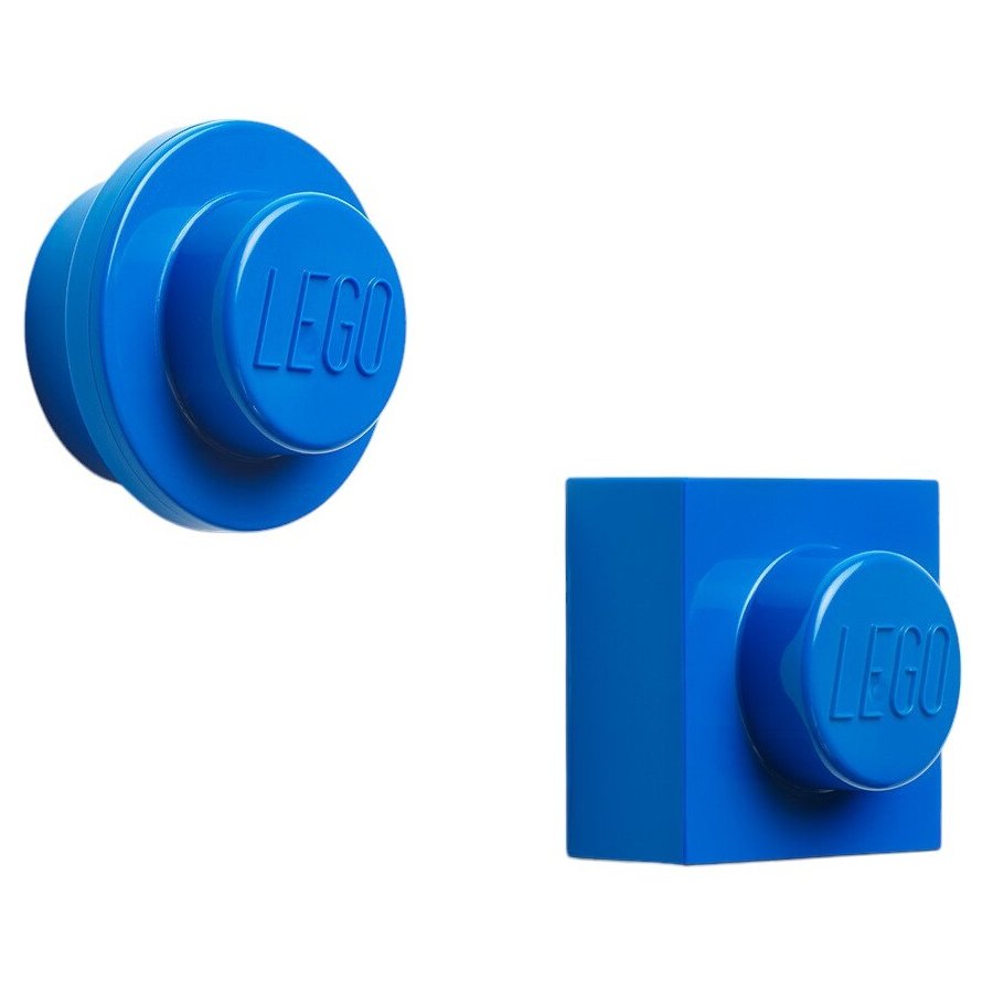 LEGO Magnet 2er Set, Blau