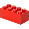 LEGO Minibox 9,2 cm, Rot