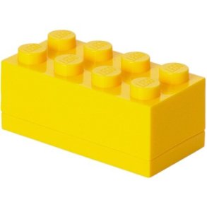 LEGO Snack-/opbergdoos 8-knops 9,2 cm, Geel