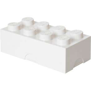 LEGO Snack-/opbergdoos 8-knops 9,2 cm, Wit
