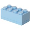 LEGO Minibox 9,2 cm, Hellblau