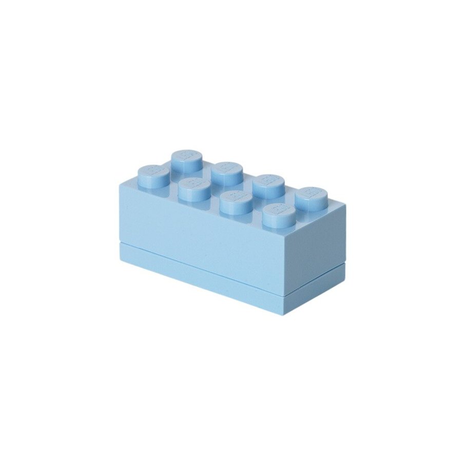 LEGO Minibox 9,2 cm, Hellblau