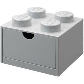 LEGO Skrivebordsskuffe 15,8 cm, Grå