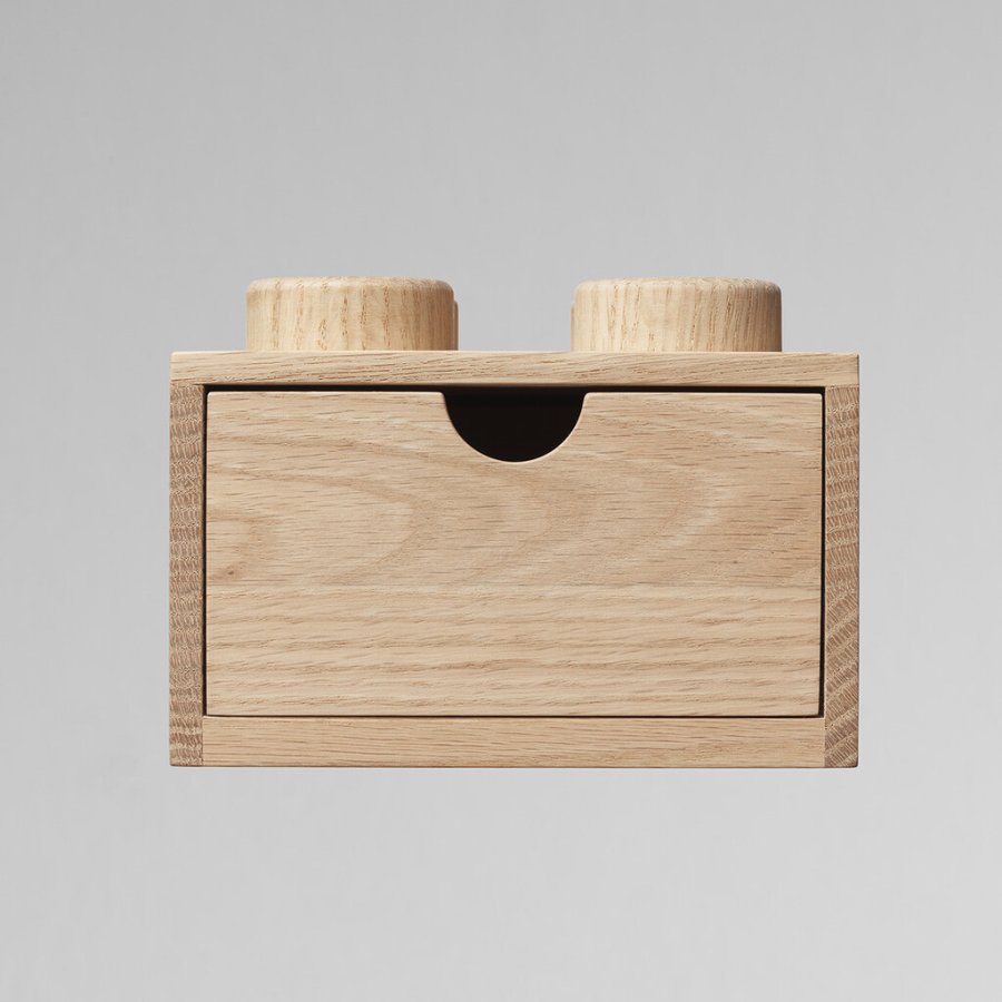 LEGO Skrivebordsskuffe 31,6 cm, Sbebehandlet Eg