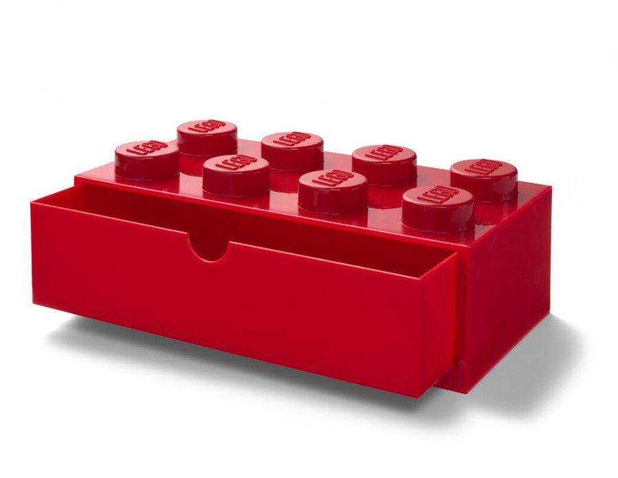 LEGO Schreibtischschublade 31,6 cm, Rot