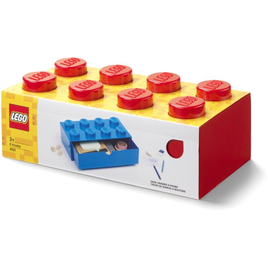 LEGO Schreibtischschublade 31,6 cm, Rot