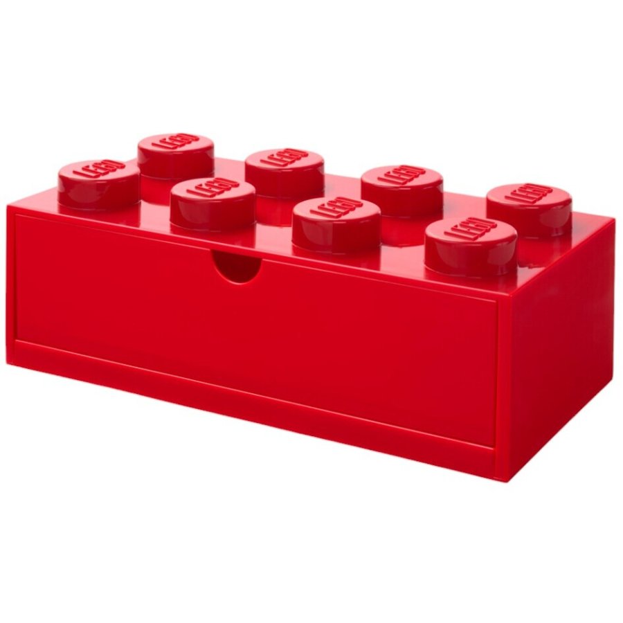 LEGO Schreibtischschublade 31,6 cm, Rot