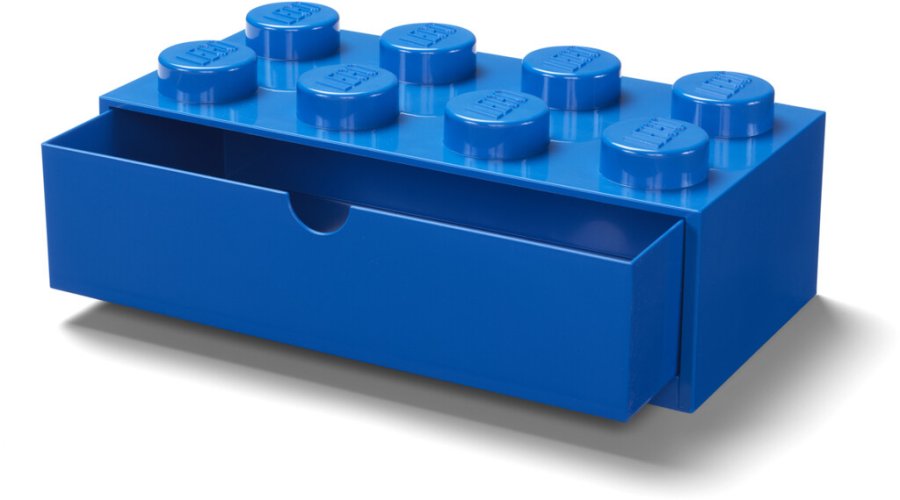 LEGO Schreibtischschublade 31,6 cm, Blau