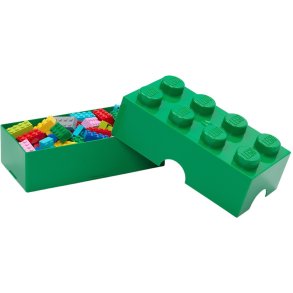 LEGO Madkasse/Opbevaringsboks 8-knops 950 ml, Mørkegrøn