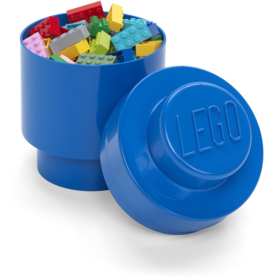 LEGO Aufbewahrungsstein 18,3 cm, Blau