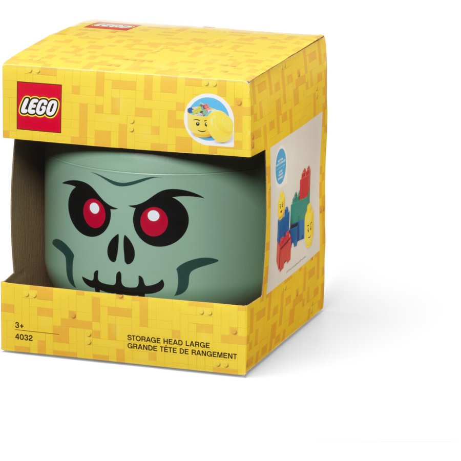 LEGO Aufbewahrungsbox Skelett 18,5 cm, Grn