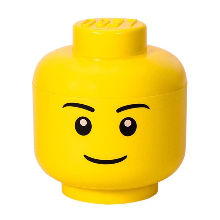 LEGO Aufbewahrungsbox Junge 18,5 cm, Gelb