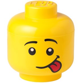 LEGO Opbevaringsboks Silly 18,5 cm, Gul