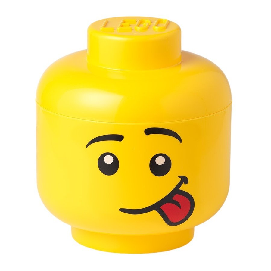 LEGO Aufbewahrungsbox Silly 18,5 cm, Gelb