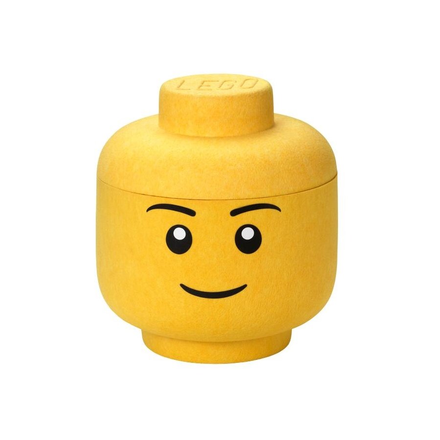 LEGO Filt Opbevaringsboks Dreng 24 cm, Gul