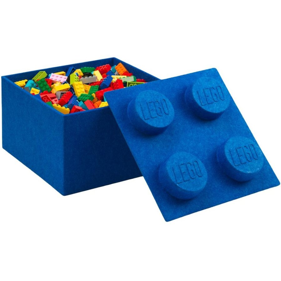 LEGO Filt Opbevaringsklods 4-knops 25 cm, Bl�