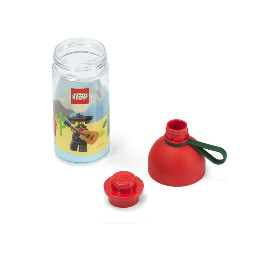 LEGO Wasserflasche Mexico 500ml, Rot