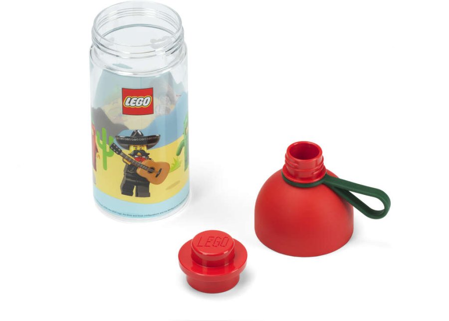 LEGO Wasserflasche Mexico 500ml, Rot