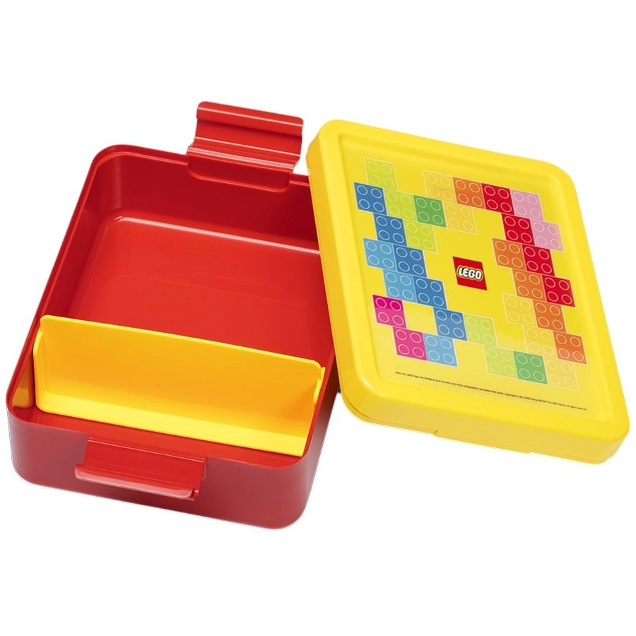 LEGO Madkasse Bricks 1,7 L, Rd/Gul