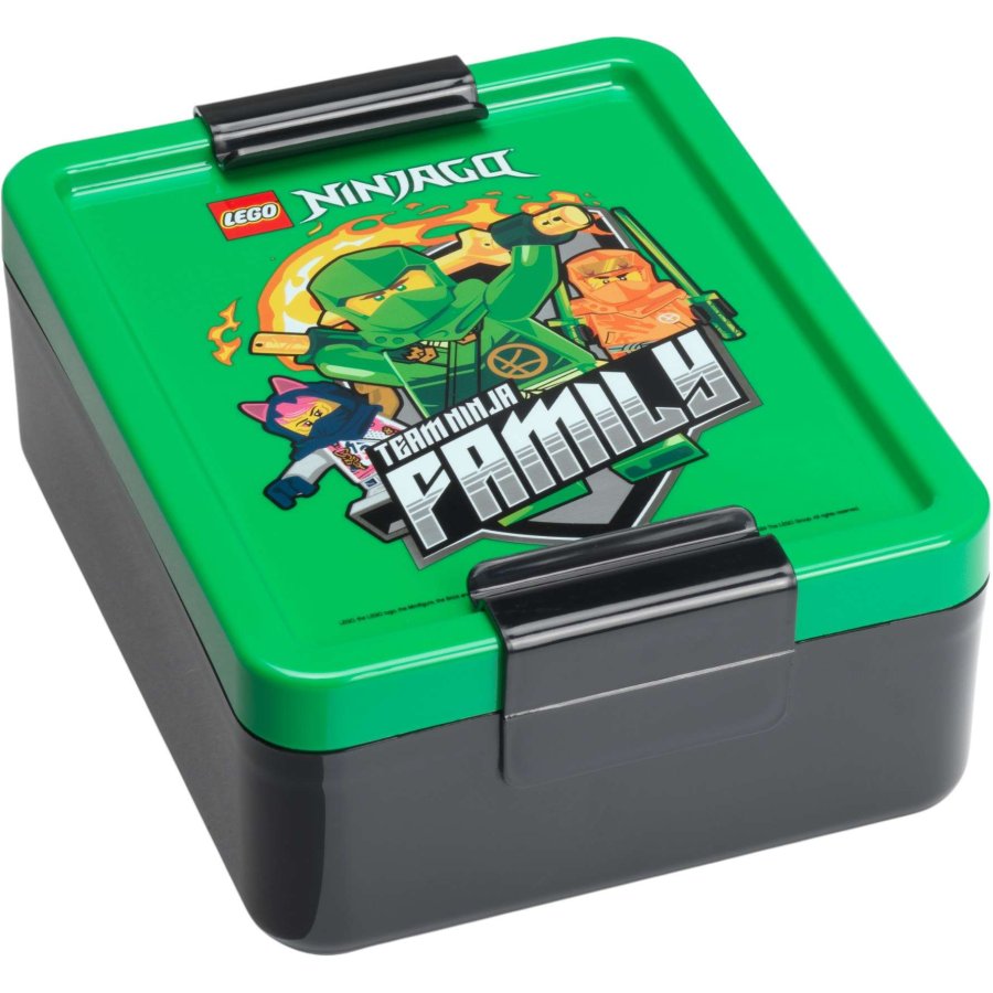 LEGO Madkasse Ninjago 1,7 L, Sort/Grn