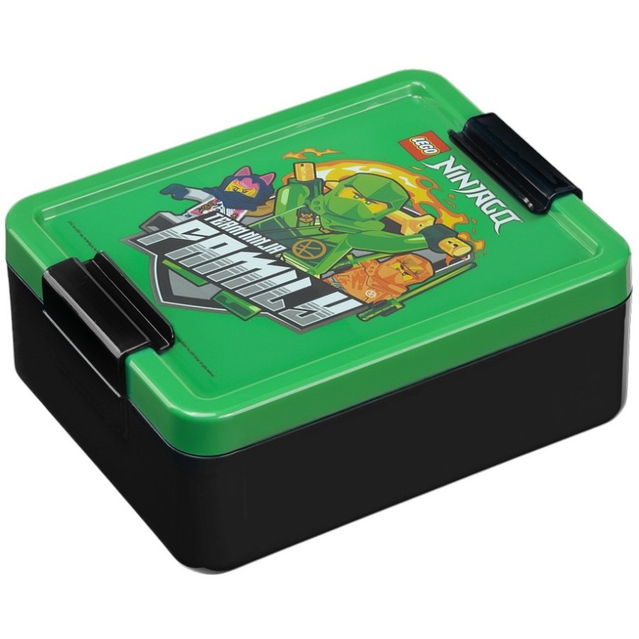 LEGO Madkasse Ninjago 1,7 L, Sort/Grn