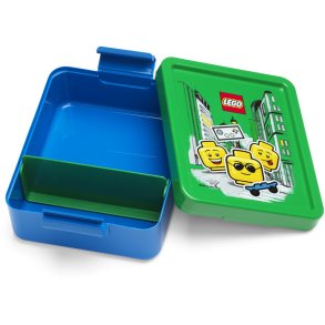 LEGO Madkasse Iconic Boy 1 L, Grøn/Blå