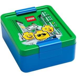 LEGO Madkasse Iconic Boy 1 L, Grøn/Blå