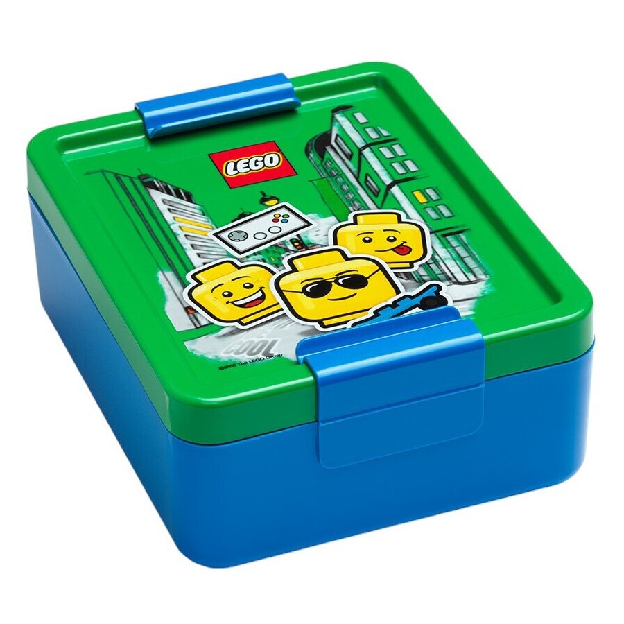 LEGO Lunchbox Iconic Boy 1 L,  Grn/Blau