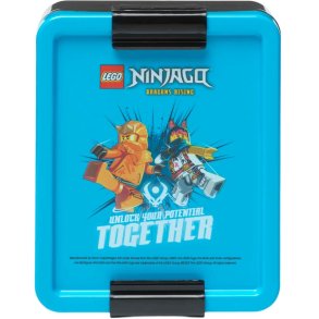 LEGO Lunchbox Ninjago 1 L, Blauw/Zwart