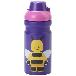 LEGO Wasserflasche Bee 390 ml, Lila/Rosa