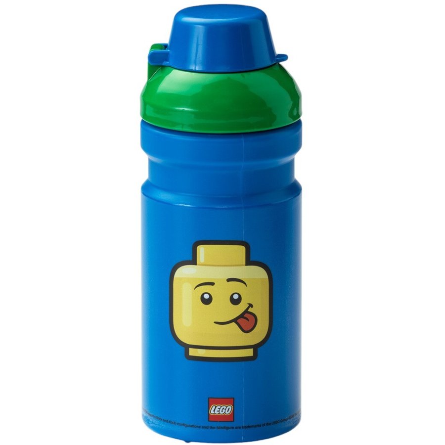 LEGO Wasserflasche 390 ml, Blau