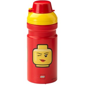 LEGO Wasserflasche 390 ml, Rot