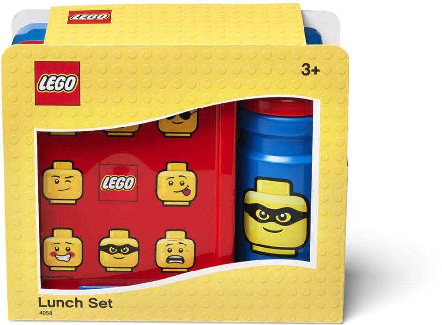 LEGO Lunch-Set Iconic 1 L/390 m, Rot/Blau