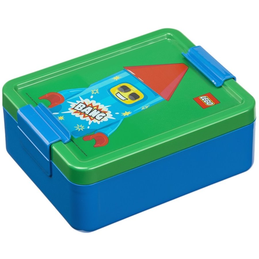 LEGO Brotdosen-Set Rocket 1,7 L/390 ml, Blau/Grn